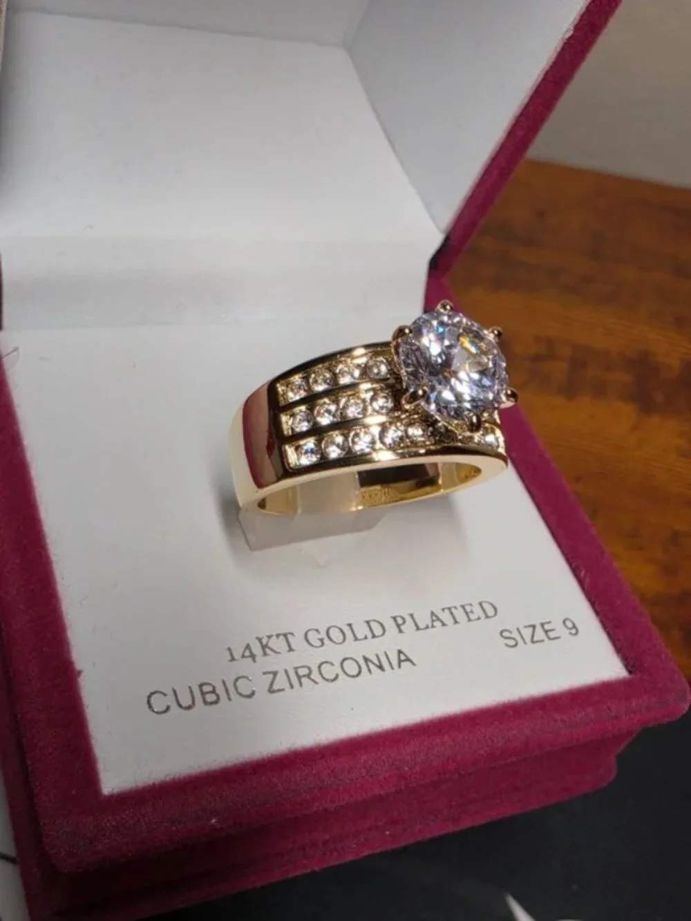 Sparkle Allure 14kt Gold Plated Ring